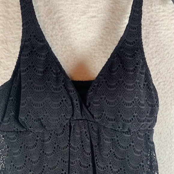 Swim Solutions Women's Tummy Control Flyaway Full Coverage Swimdress Size 16 NWT - Picture 2 of 8